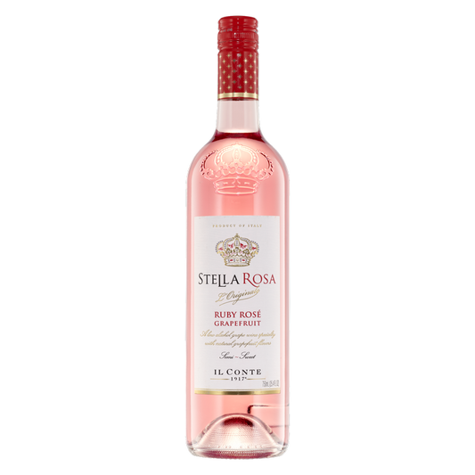 Stella Rosa Ruby Rose Grapefruit Semi-Sweet Rose Wine 750 ml