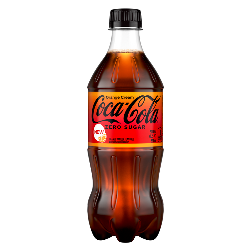 Coca-Cola Orange Cream Zero Sugar 20oz Btl