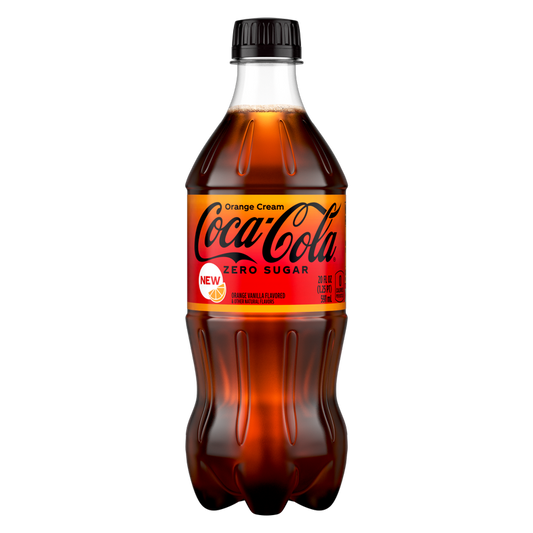 Coca-Cola Orange Cream Zero Sugar 20oz Btl