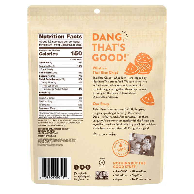 Dang Original Recipe Sticky-Rice Chips 3.5oz