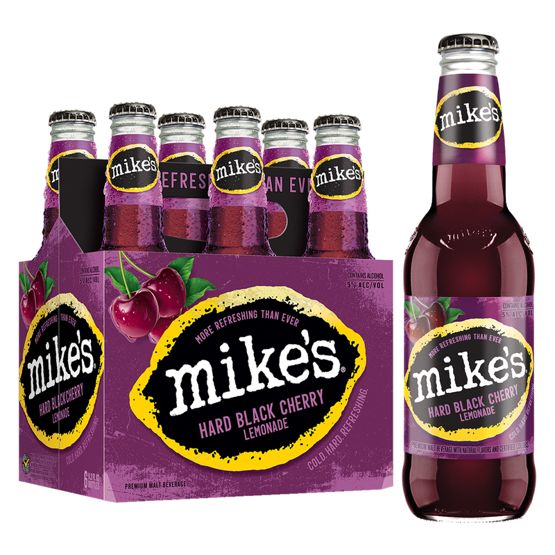 Mike's Hard Black Cherry 6pk 11.2oz Btl 5.0% ABV