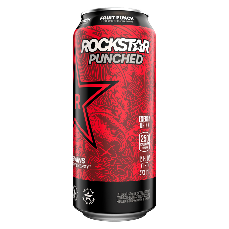 Rockstar Punched Fruit Punch 16oz Can