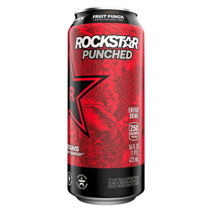 Rockstar Punched Fruit Punch 16oz Can