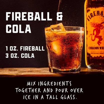Fireball Cinnamon Whiskey Shotski 10pk 50ml