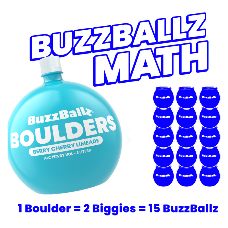 Buzzballz Boulders Chillers Berry Cherry Lime 3L