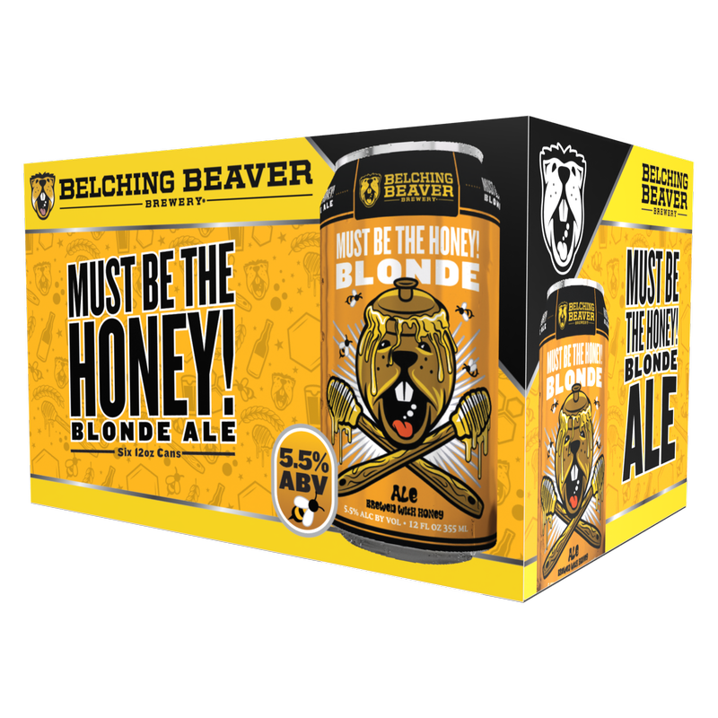 Belching Beaver Me So Honey Ale 6pk 12oz Can 5.5% ABV