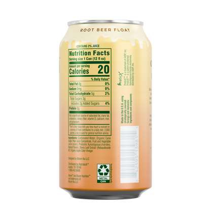 Bloom Pop Root Beer Float 12oz Can
