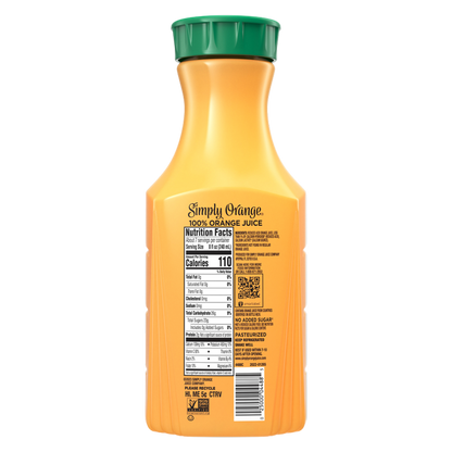 Simply Orange Low Acid Pulp Free 52oz btl