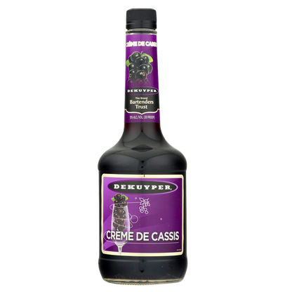 Dekuyper Creme De Cassis Liqueur 750ml (30 Proof)