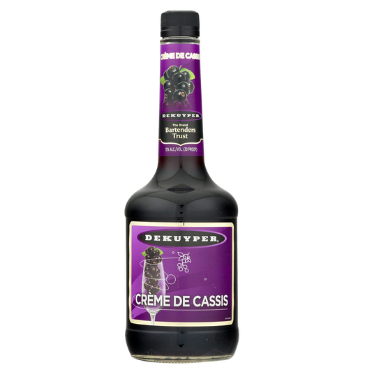 Dekuyper Creme De Cassis Liqueur 750ml (30 Proof)