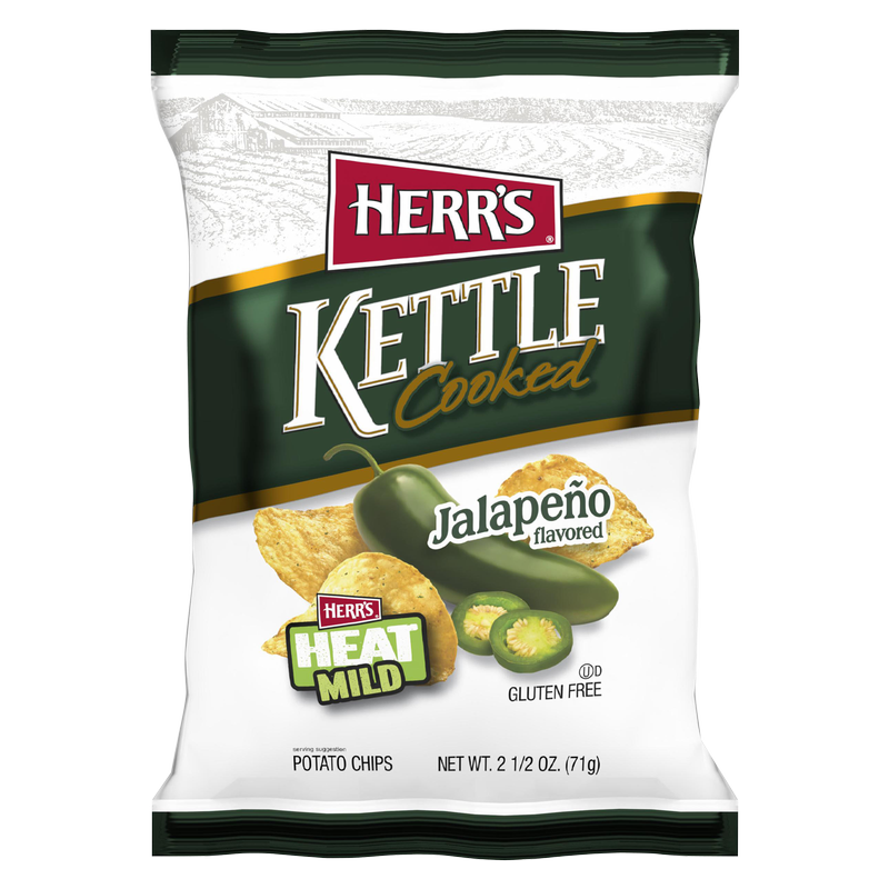 Herr's Jalapeno Kettle Chips 2.5oz