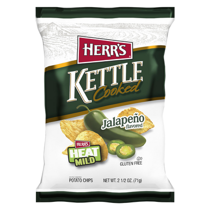 Herr's Jalapeno Kettle Chips 2.5oz