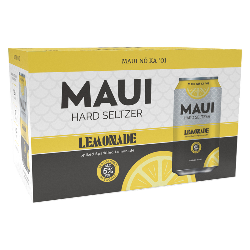 Maui Seltzer Lemonade 6pk 12oz Cans