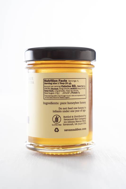 Savannah Bee Tupelo Honey, 3oz Mini.