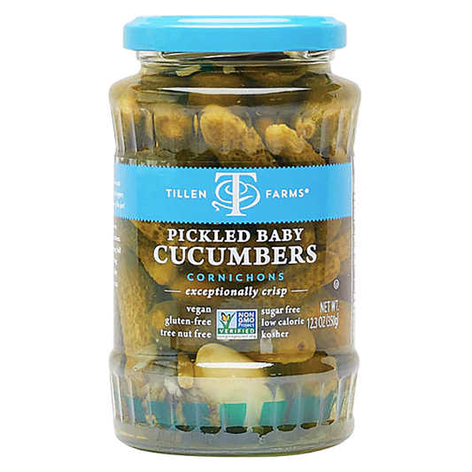 Tillen Farms Pickled Baby Cucumber 12.3oz