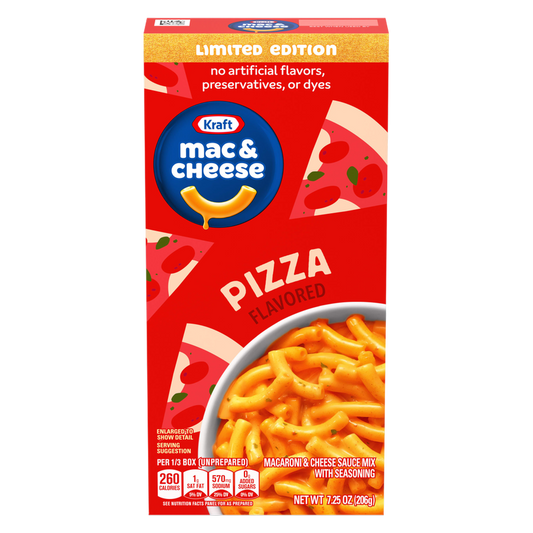 Kraft Pizza Flavored Mac & Cheese 7.25oz