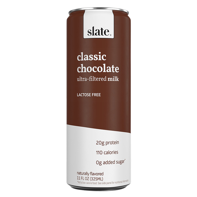 Slate Milk Classic Chocolate Protein Shake 11oz Can