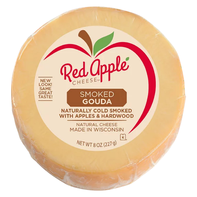 Apple Smoked Gouda Round  - 8oz