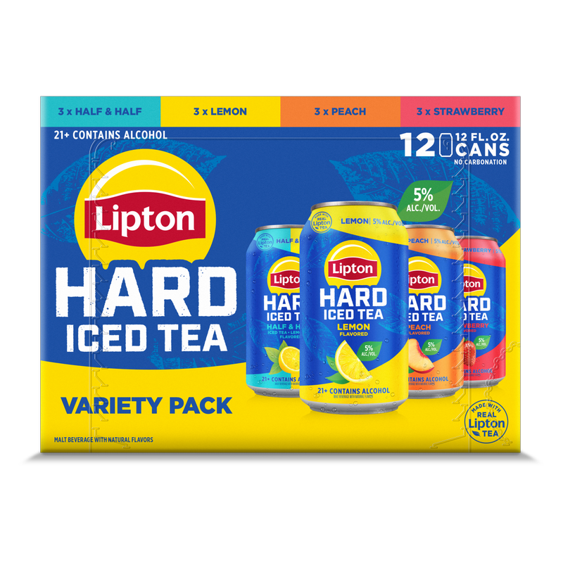 Lipton Hard Iced Tea Variety Pack 12pk 12oz Can 5% ABV