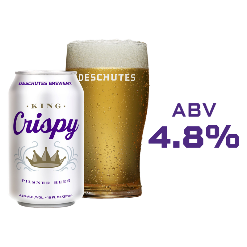 Deschutes King Crispy Pilsner 6/12oz Can