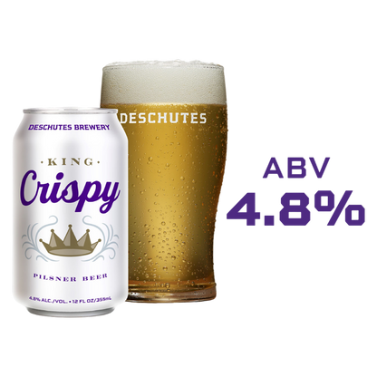 Deschutes King Crispy Pilsner 6/12oz Can