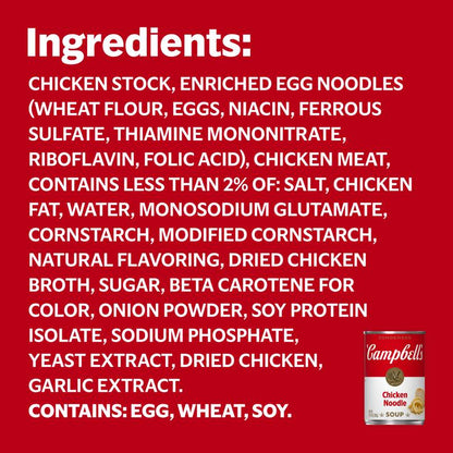 Campbell's Condensed Chicken Noodle Soup 10.75oz