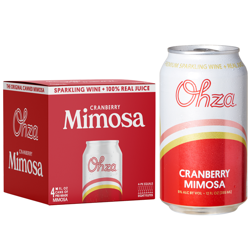 Ohza Cranberry Mimosa 4pk 12oz Can