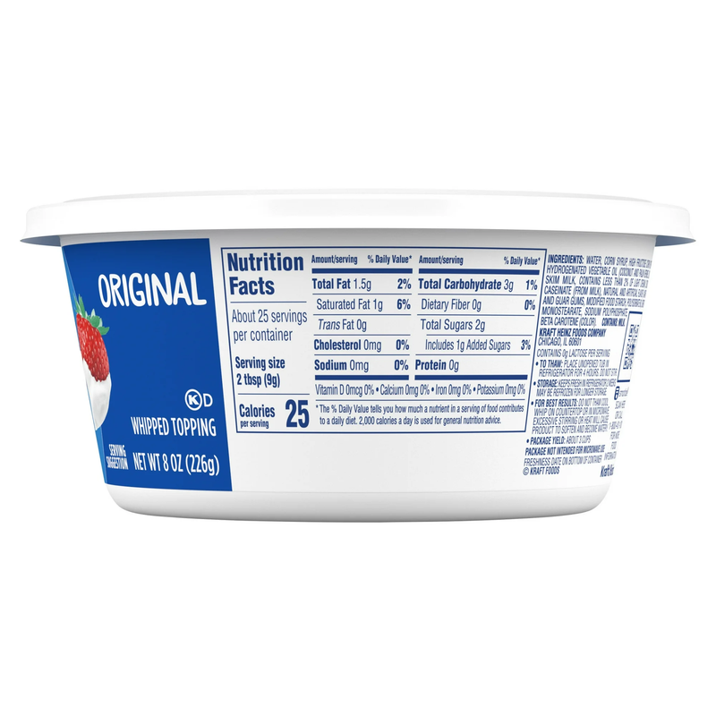 Cool Whip Original Whipping Cream 8oz