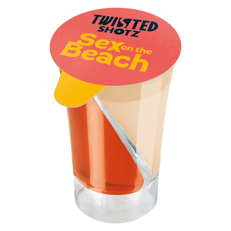 Twisted Shotz Sex On The Beach 4pk 25ml Shotz