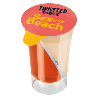 Twisted Shotz Sex On The Beach 4pk 25ml Shotz