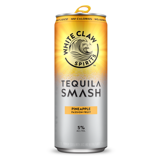 White Claw Tequila + Soda Smash Pineapple Passionfruit 12oz Can 4.5% ABV