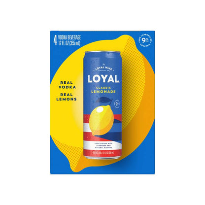 Loyal 9 Original Lemonade 4pk 12oz 9% ABV