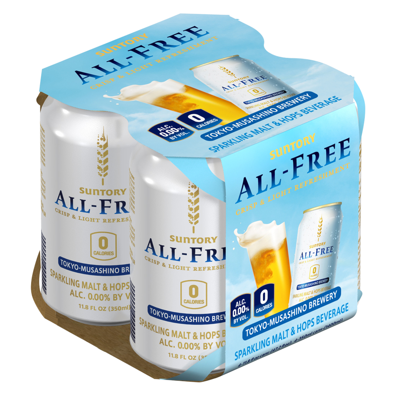 Suntory All-Free Non-Alcoholic 4pk 300ml Can