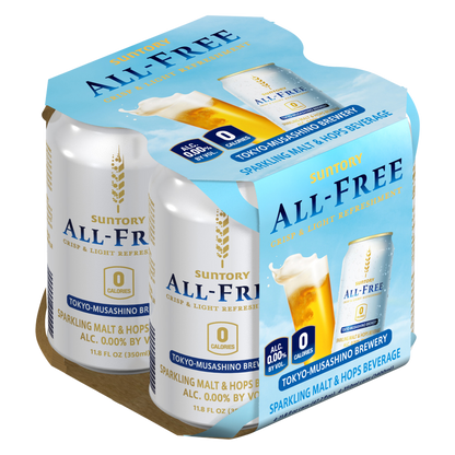 Suntory All-Free Non-Alcoholic 4pk 300ml Can