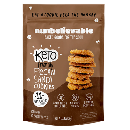 Nunbelievable Keto Pecan Sandy Cookies 3.4oz