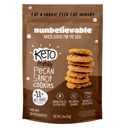 Nunbelievable Keto Pecan Sandy Cookies 3.4oz