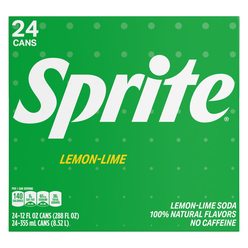 Sprite 24pk 12oz Can