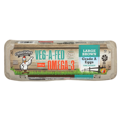 Chino Valley Ranchers Grade A Omega-3 Large Brown Eggs - 12ct