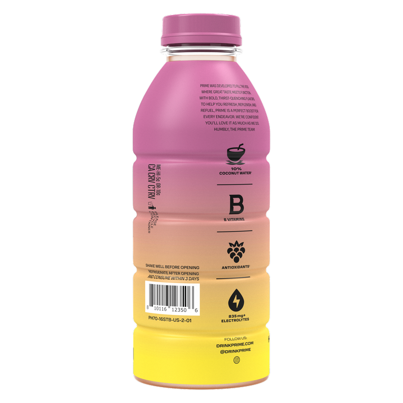 Prime Hydration Strawberry Banana 16.9oz Btl