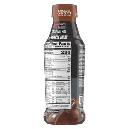 Muscle Milk Chocolate Protein Shake Knockout 14oz Btl