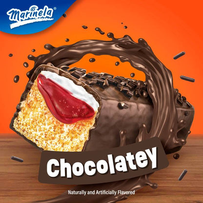 Marinela Gansito Chocolatey Filled Snack Cake, 8 packs, 14.08 oz