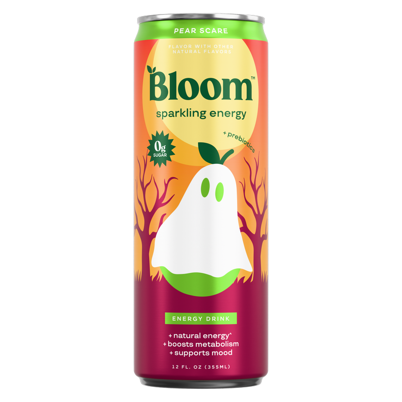 Bloom Sparkling Energy Pear Scare 12oz Can