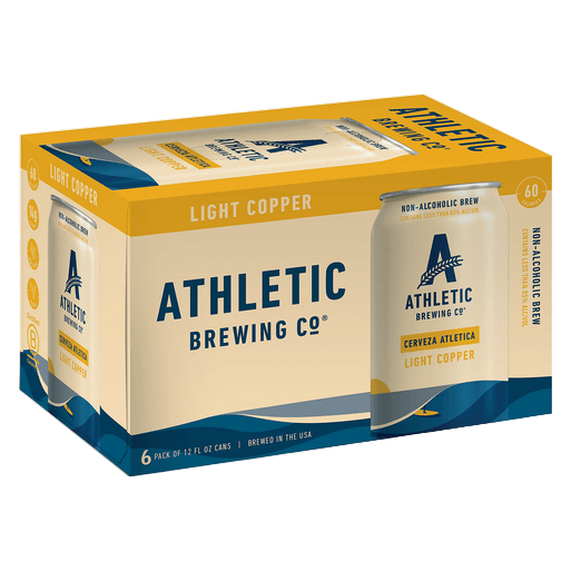 Athletic Cerveza Non-Alcoholic 6pk 12oz Can 0.0% ABV