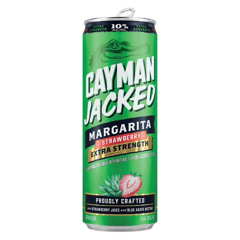 Cayman Jack Jacked Strawberry Margarita 12oz can