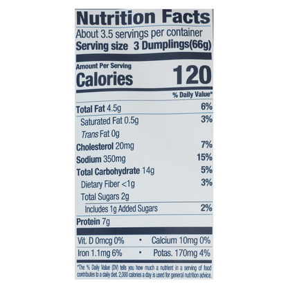 Laoban Dumplings Ginger Chicken Frozen Dumplings 8oz