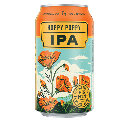 Figueroa Mountain Brewing Co. Hoppy Poppy IPA 12pk 12oz Cans