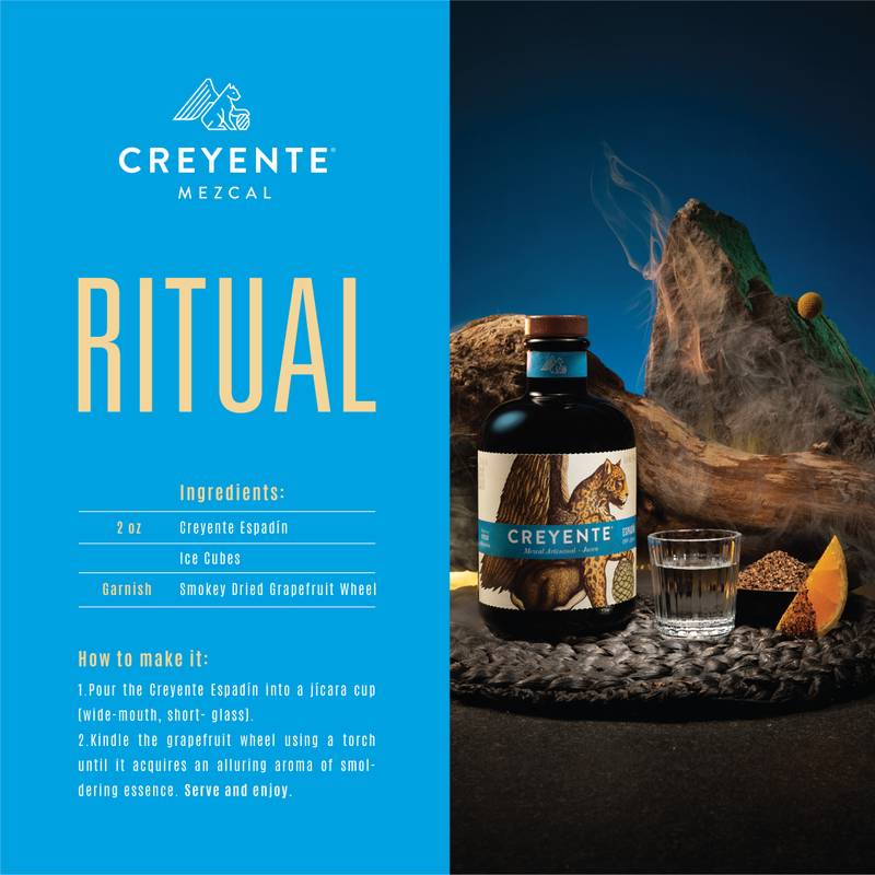Creyente Espadín Mezcal Joven 750ml (80 Proof)