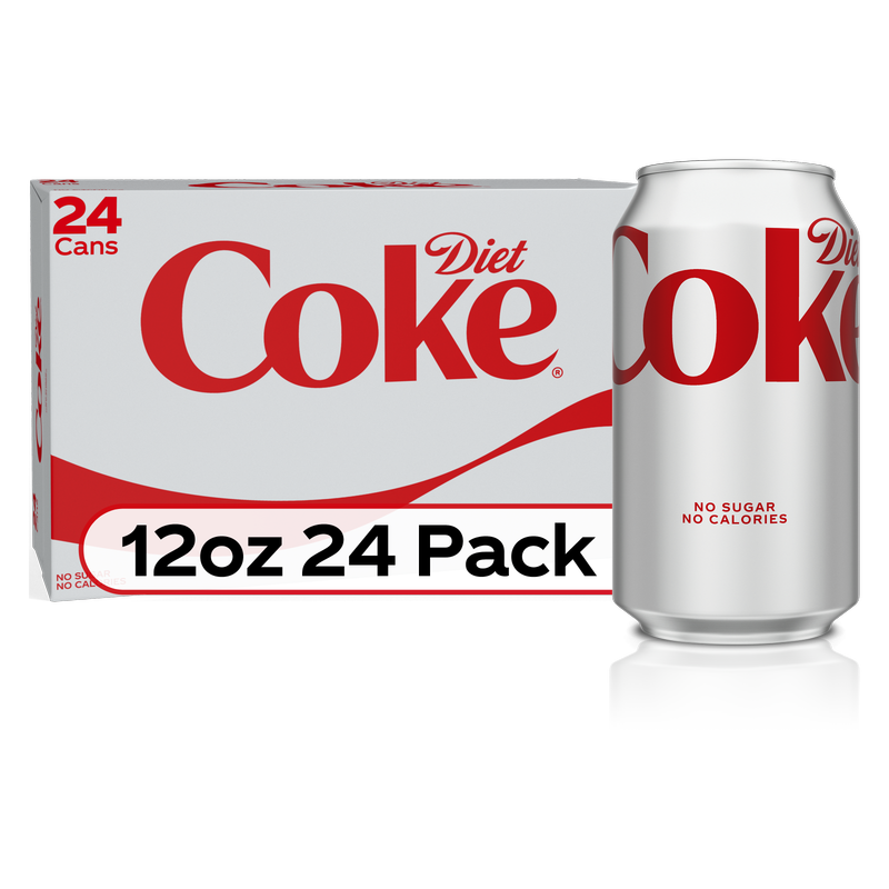 Diet Coca-Cola 24pk 12oz Can