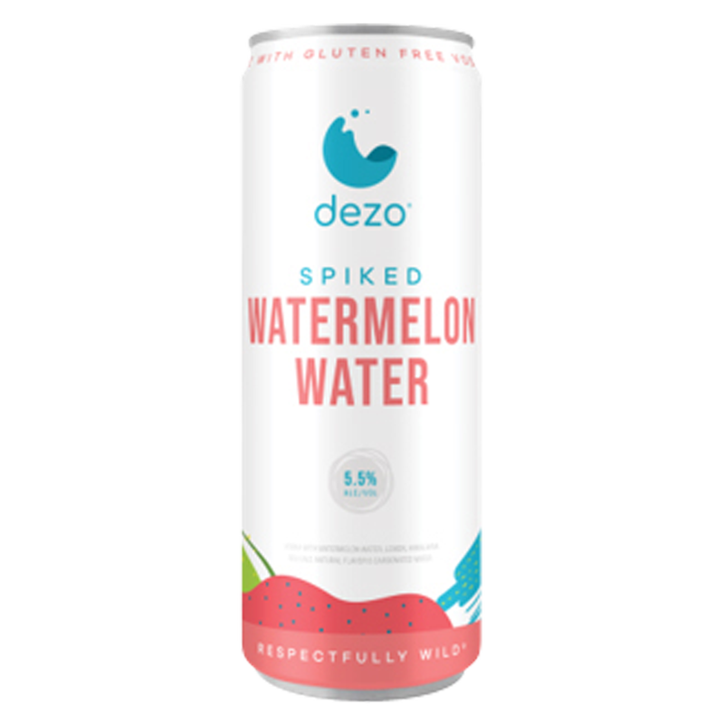Dezo Spiked Watermelon Water 4pk 12oz (11 Proof)