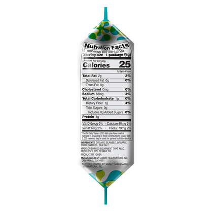 Gimme Organic Sea Salt Seaweed Chips 0.17oz